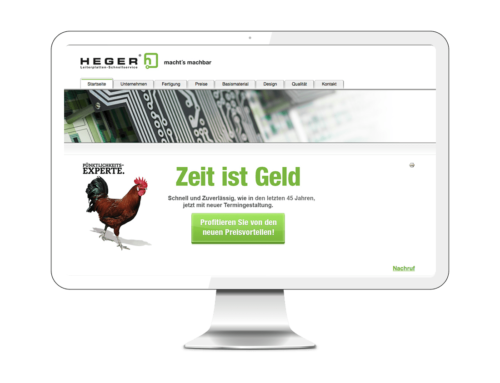 Website HEGER GmbH