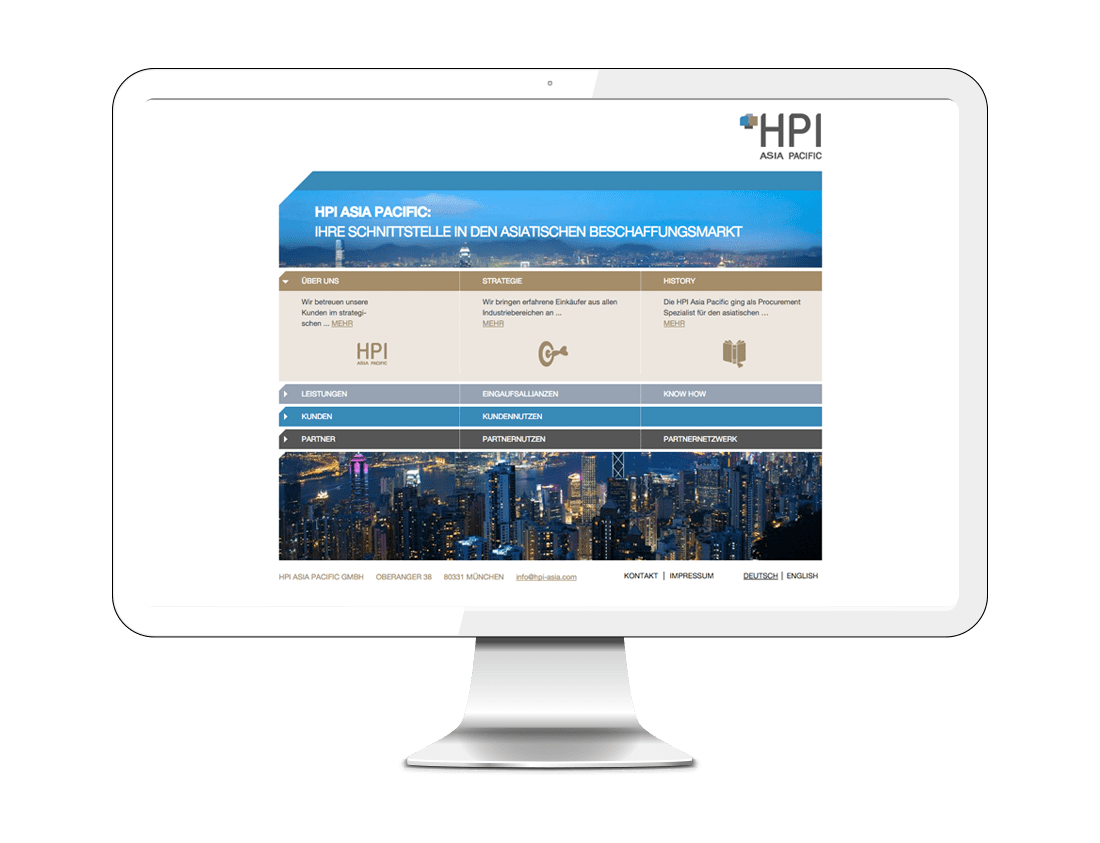 Website HPI Asia Pacific GmbH